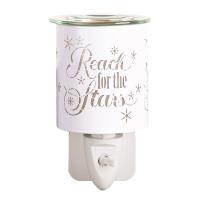 Aroma White & Gold Reach for the Stars Plug In Wax Melt Warmer Extra Image 1 Preview